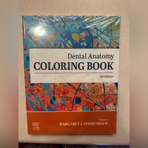 Brand New Unopened Dental Anatomy Coloring Book, 4th Ed. Published by Elsevier